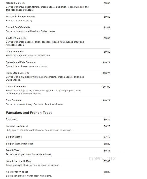 Caesars Coney n Grill - Southgate, MI menu_pic
