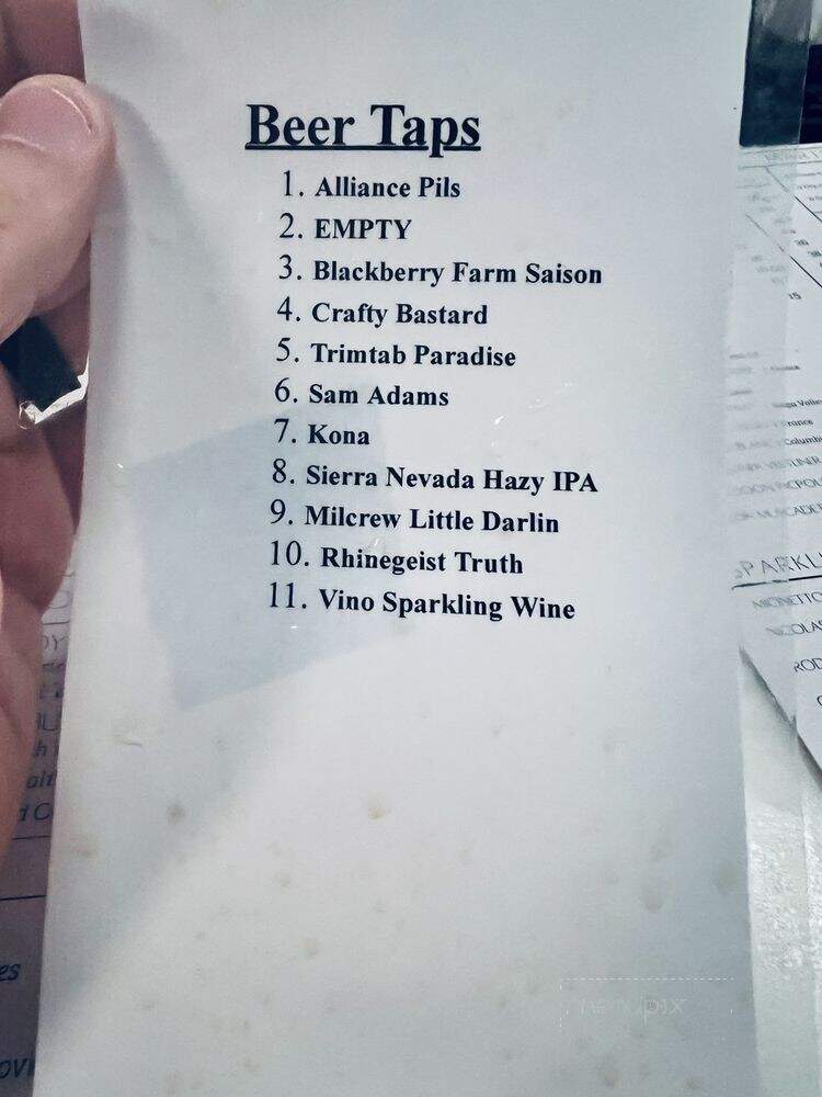 The Brass Pearl - Knoxville, TN menu_pic