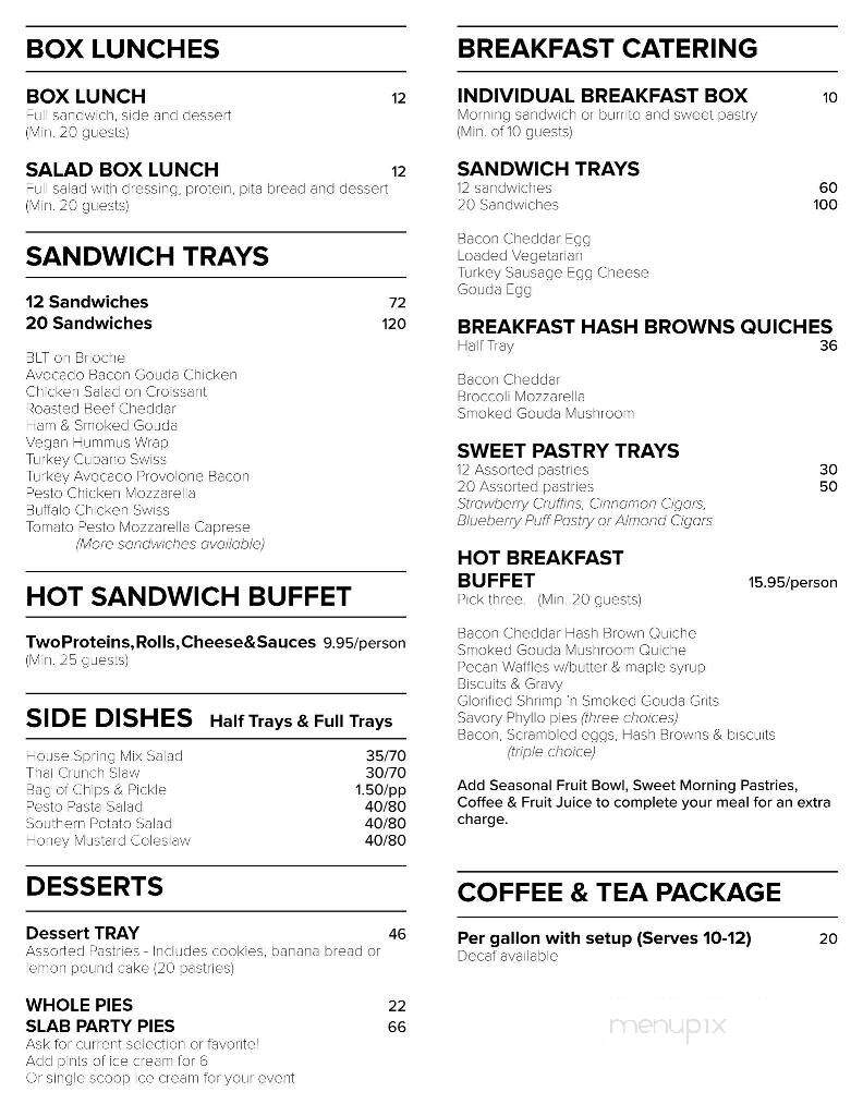Timbrook Kitchens - Munster, IN menu_pic