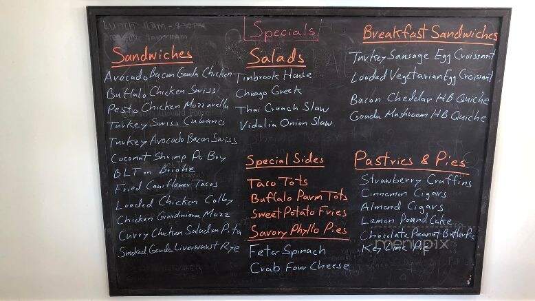 Timbrook Kitchens - Munster, IN menu_pic