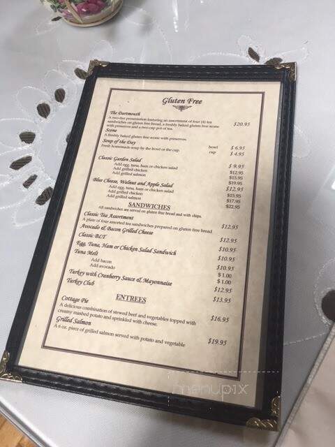 Heath's Tea Room - Rockport, MA menu_pic