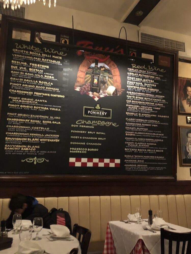 Tony's Di Napoli - New York, NY menu_pic