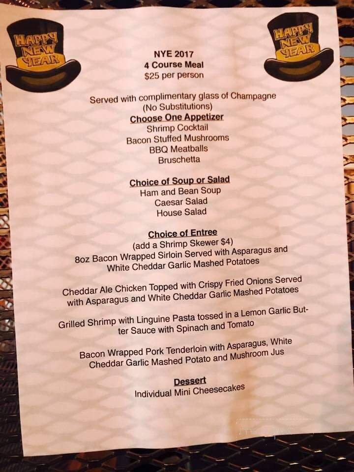 The Railway - Pecatonica, IL menu_pic