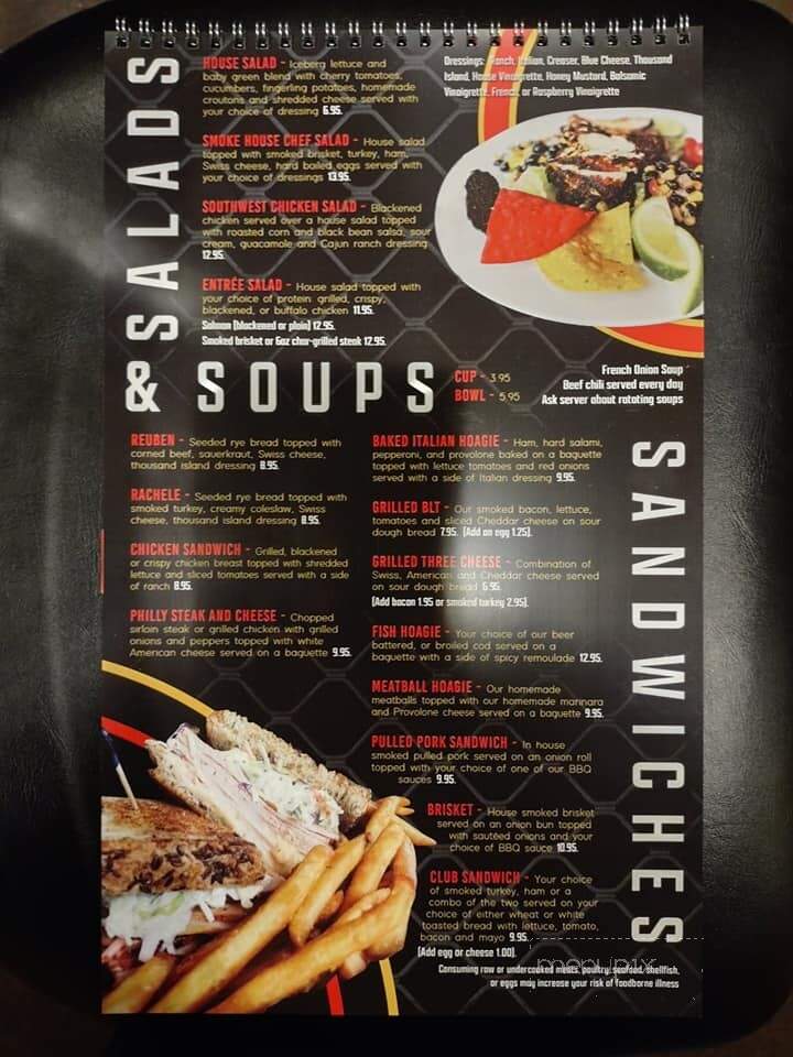 Tailgatez - Somerset, PA menu_pic