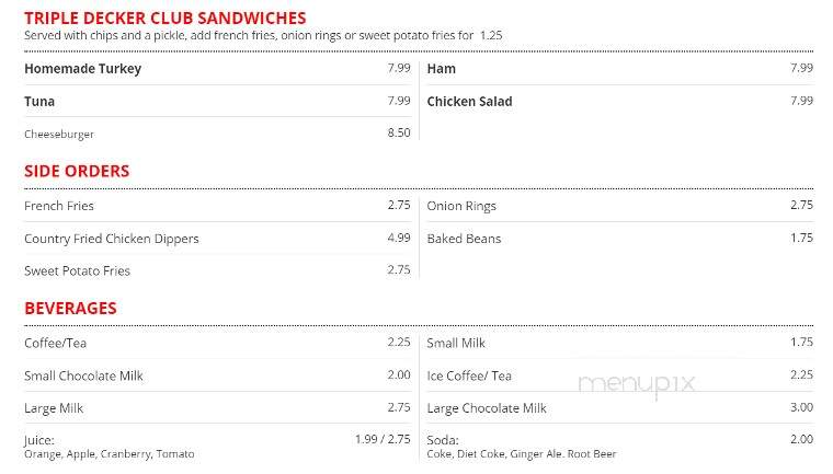 Looking Glass Cafe - Wrentham, MA menu_pic