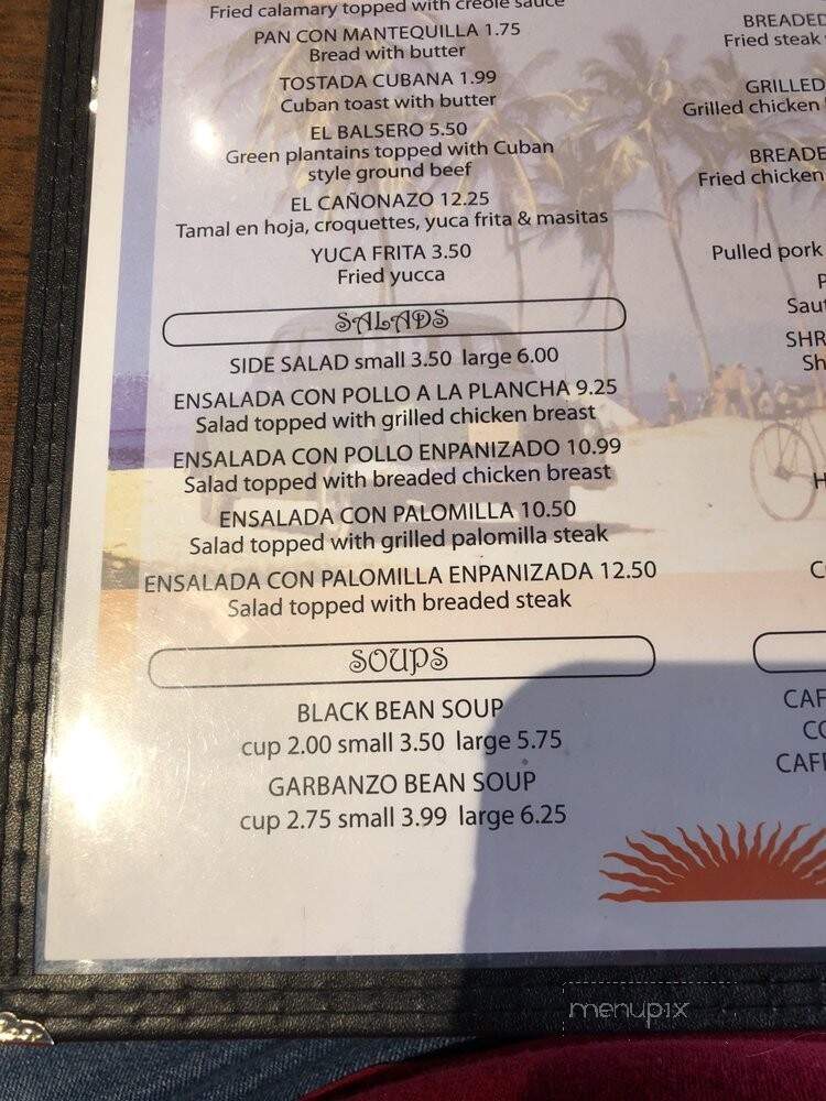 Habana's Boardwalk - Tallahassee, FL menu_pic