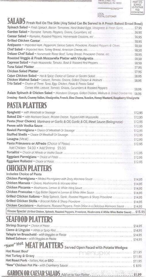 Don Giovanni's Classic Bakery - Feasterville Trevose, PA menu_pic