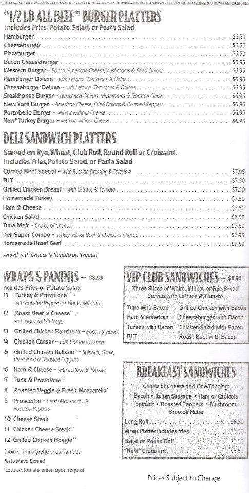 Don Giovanni's Classic Bakery - Feasterville Trevose, PA menu_pic