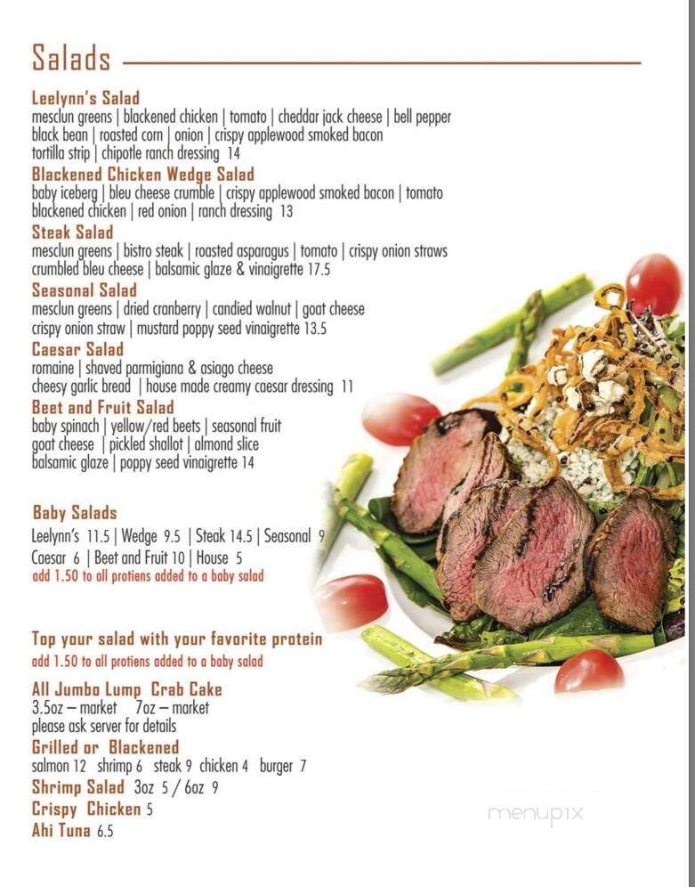 Lee Lynn's - Ellicott City, MD menu_pic