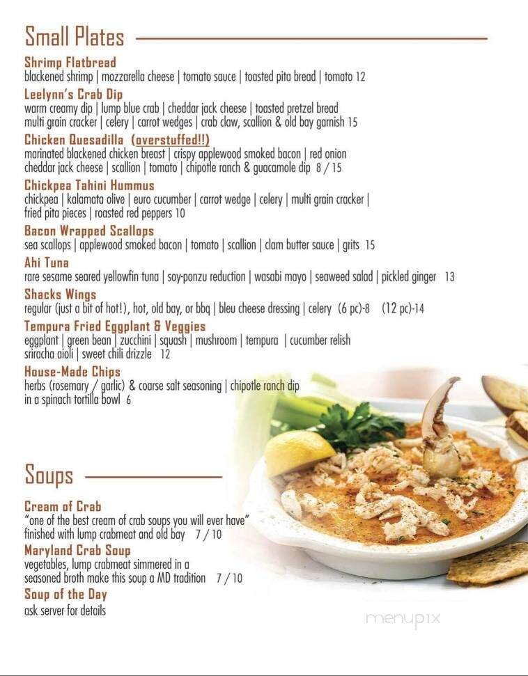 Lee Lynn's - Ellicott City, MD menu_pic