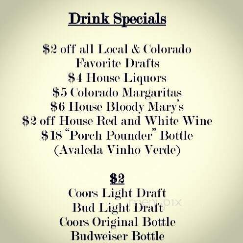 Boathouse Cantina - Salida, CO menu_pic