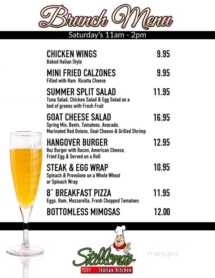 Stallone's Italian Kitchen - Boca Raton, FL menu_pic