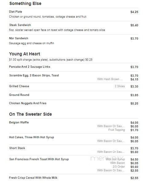 New Beginnings Restaurant - Jenison, MI menu_pic