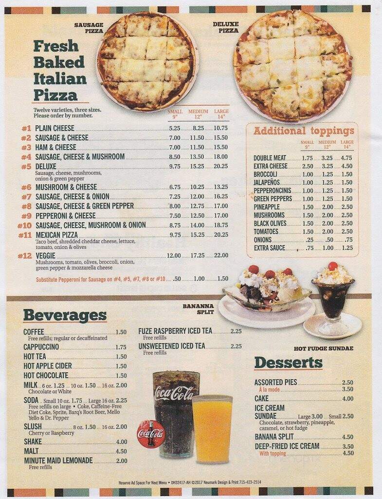 Mr T's Family Restaurant - Iron River, MI menu_pic