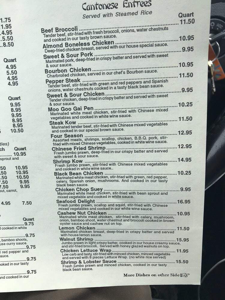 Happy You Chinese Restaurant - Keego Harbor, MI menu_pic