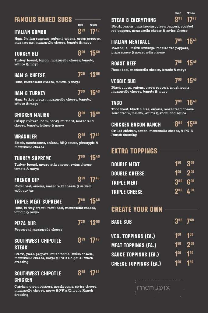 Papa Kelsey Pizza & Subs - Buhl, ID menu_pic