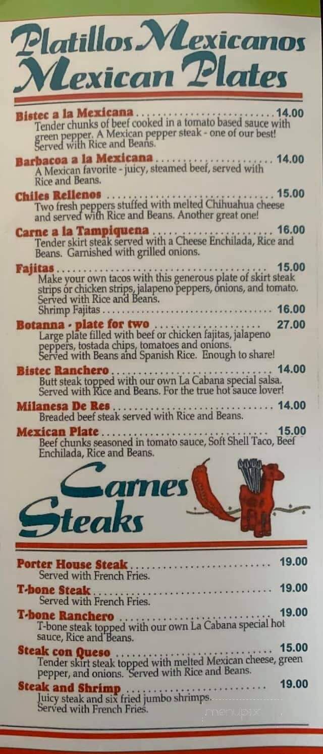 La Cabana Restaurant - Aurora, IL