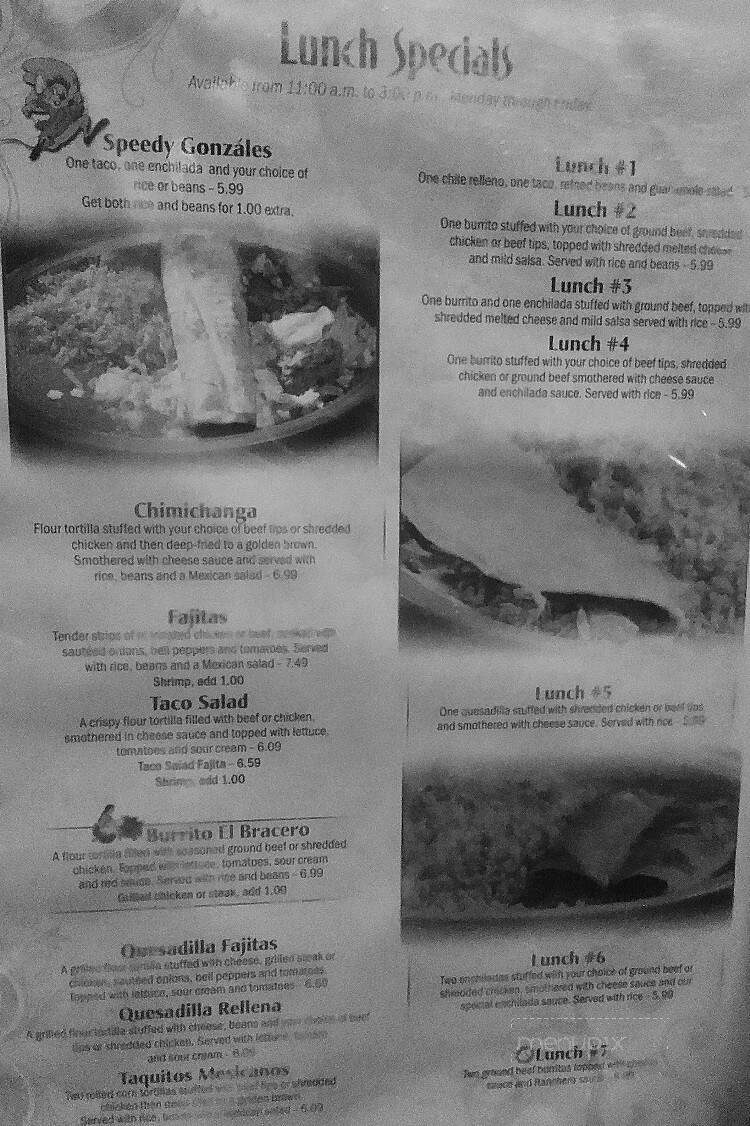 El Bracero - Central City, KY menu_pic