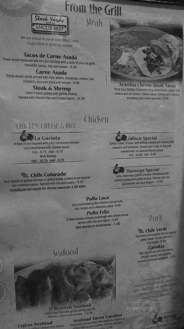 El Bracero - Central City, KY menu_pic