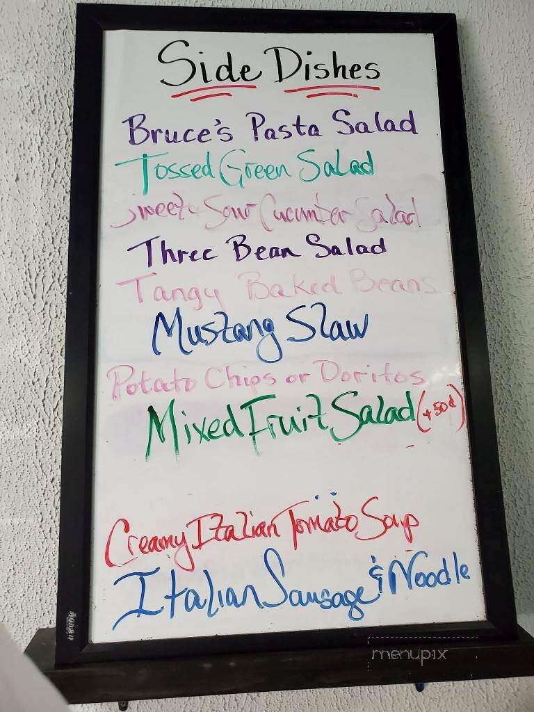 Bruce's Fabulous Foods - Marion, NC menu_pic