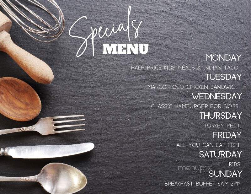 Rolling Hills Restaurant - Mandan, ND menu_pic