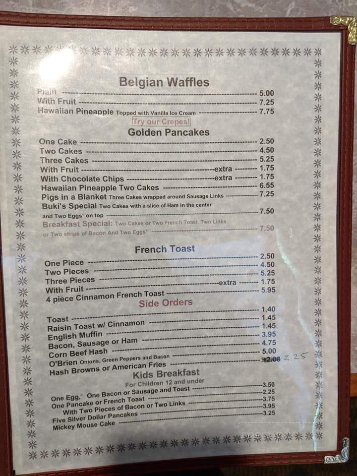 Milton Family Restaurant - Milton, WI menu_pic