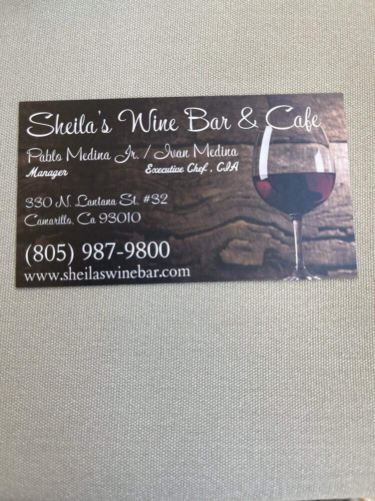 Sheila's Place Wine Bar & Cafe - Camarillo, CA