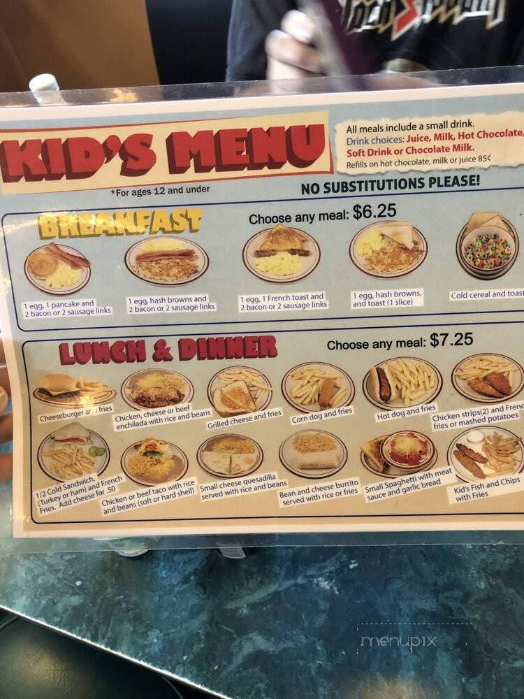 Old Country Coffee Shop & Dnr - Running Springs, CA menu_pic