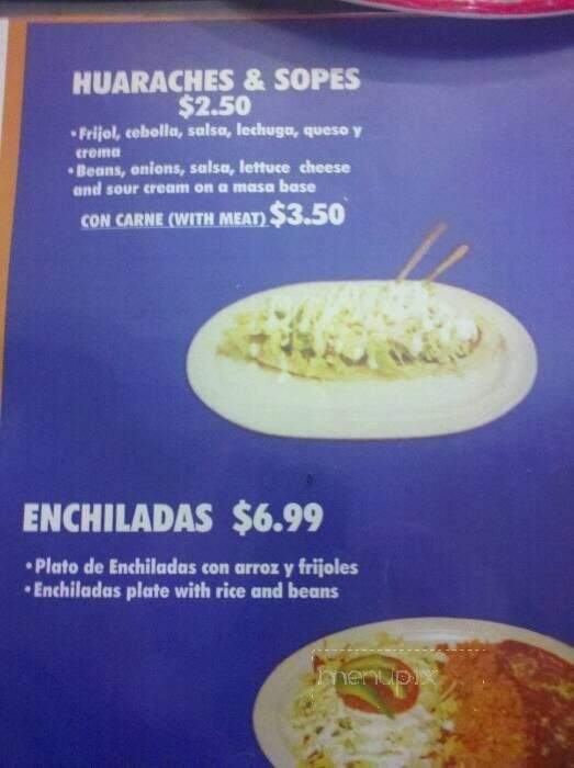 Lalo's Restaurant - Sacramento, CA menu_pic