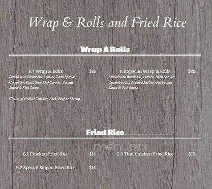 Hong Huong - Edmonton, AB menu_pic