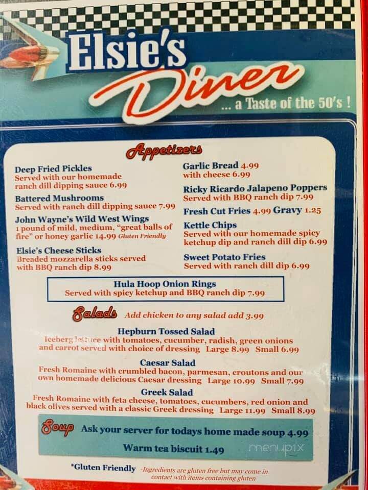 Elsie's Diner - Owen Sound, ON menu_pic