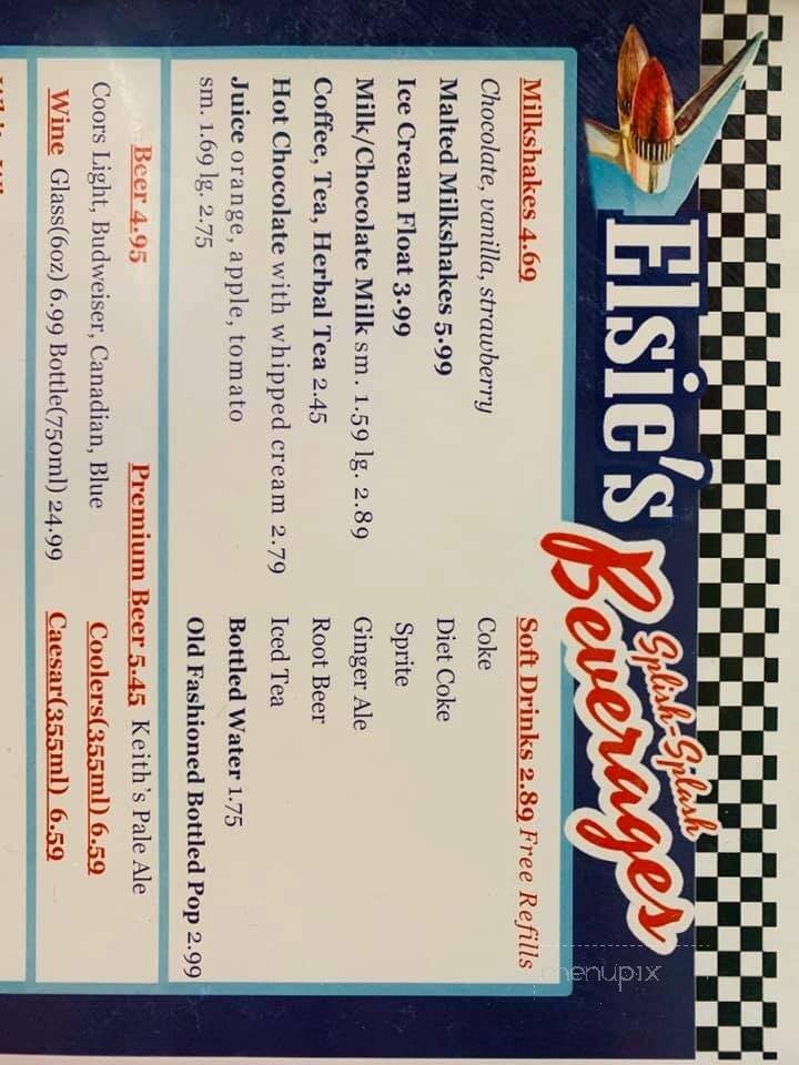 Elsie's Diner - Owen Sound, ON menu_pic