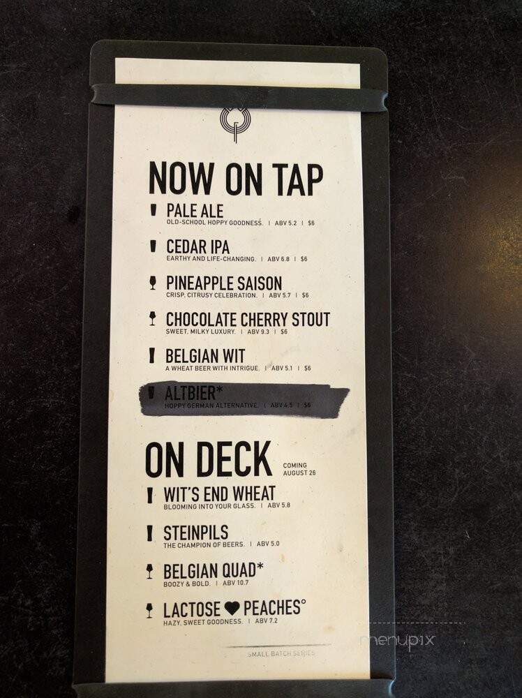 The Woodburn Brewery - Cincinnati, OH menu_pic