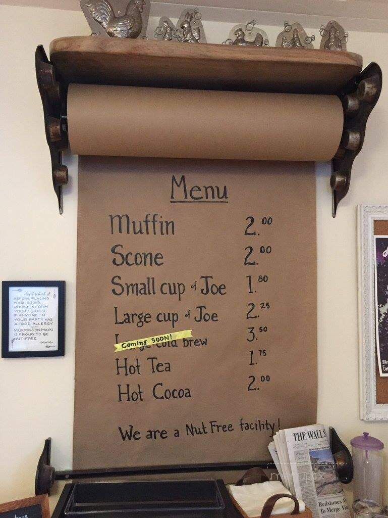 Muffins on Main - Westford, MA menu_pic