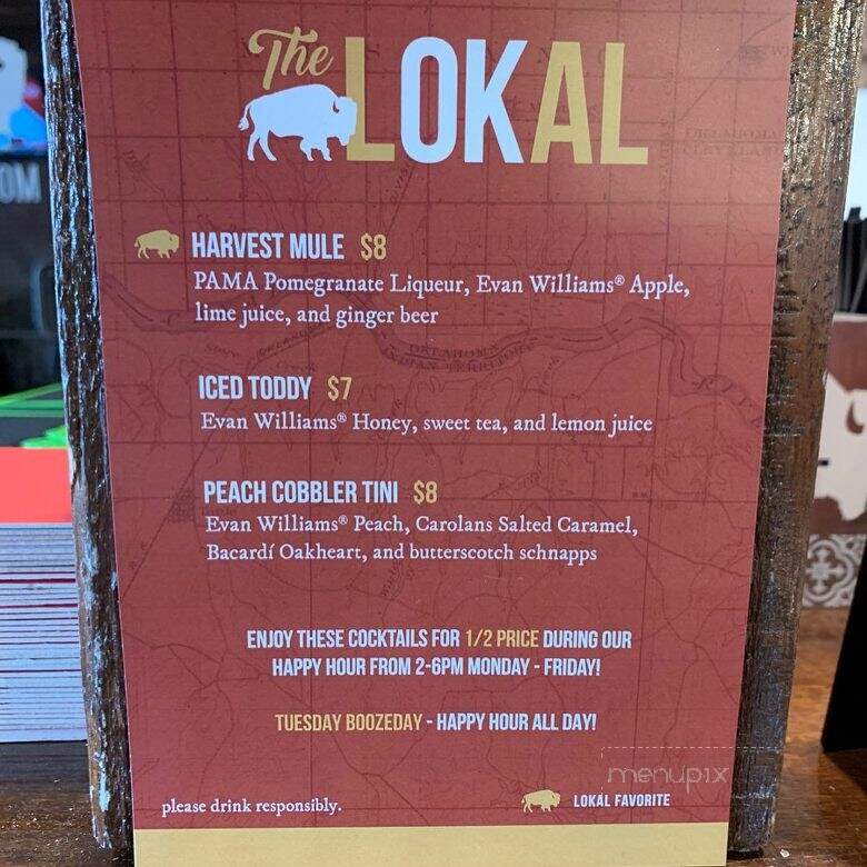 The Lokal Yukon - Yukon, OK menu_pic