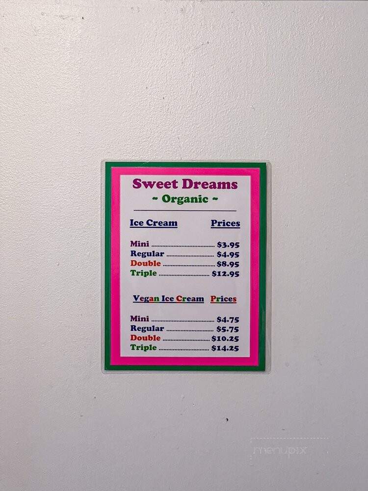 Sweet Dreams Organic Ice Cream - Woodstock, NY