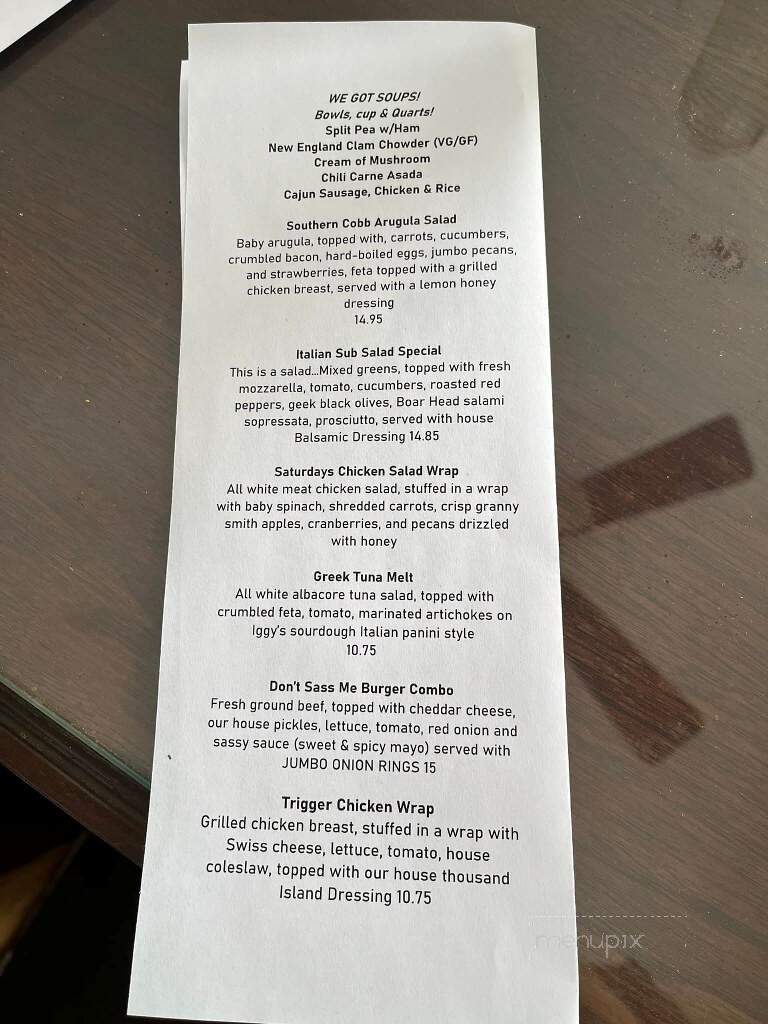 Freshies Cafe - Granby, CT menu_pic