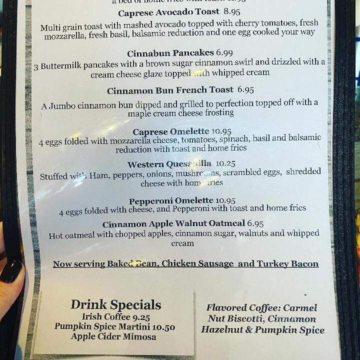 The Griddle - Cranston, RI menu_pic
