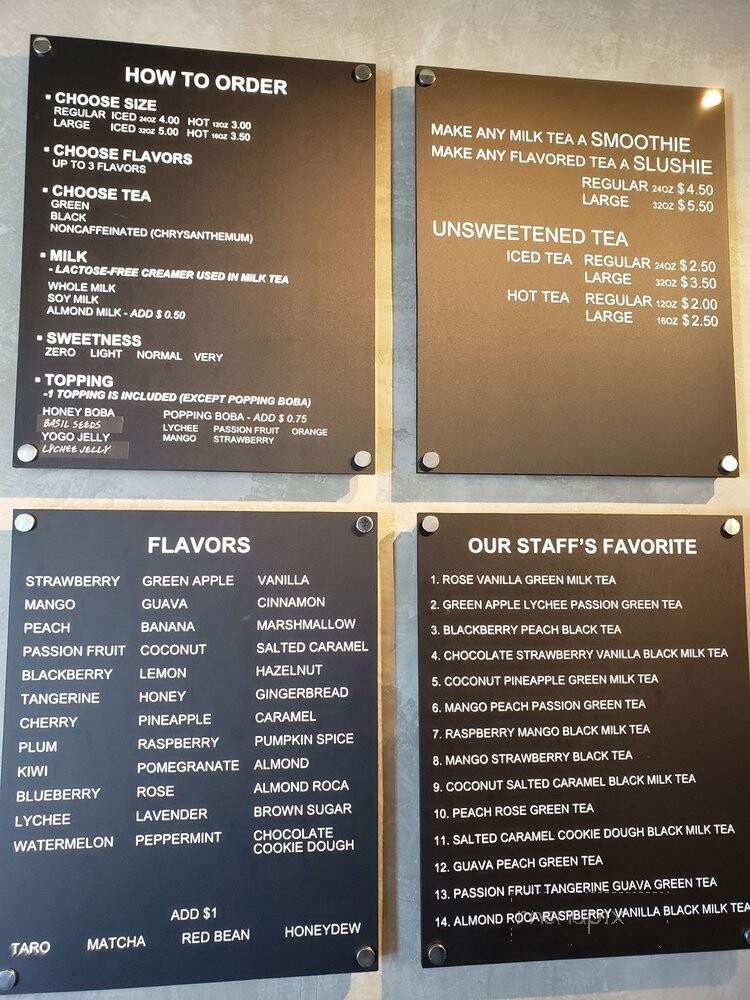 Teacision - Santa Clarita, CA menu_pic