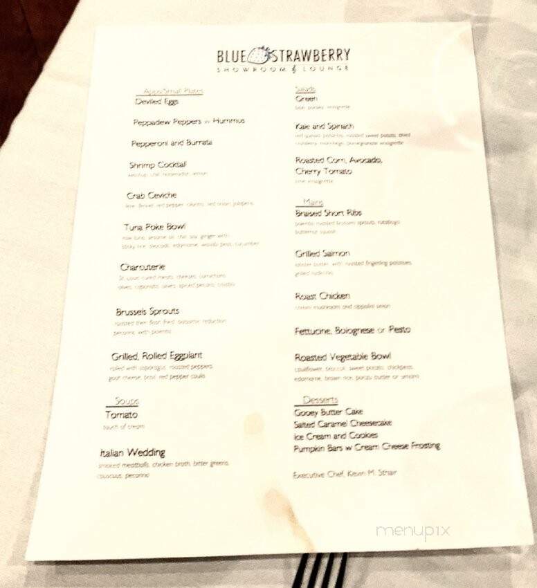 Blue Strawberry - St. Louis, MO menu_pic