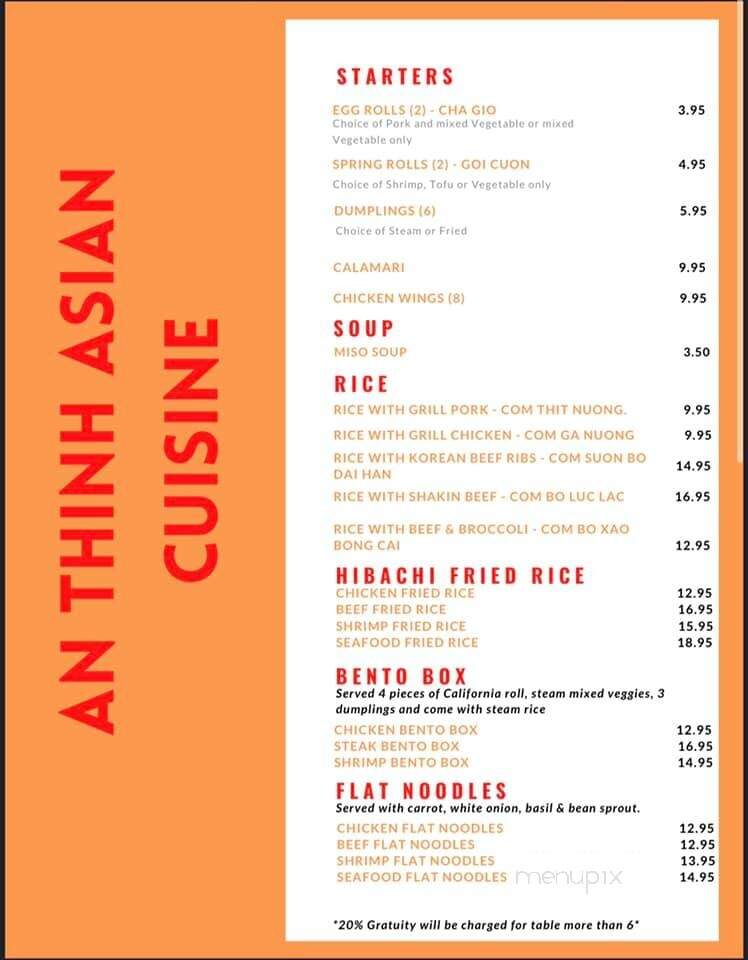 An Thinh Asian Cuisine - Leander, TX