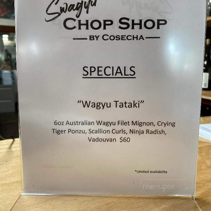 Swagyu - Pacific Beach, CA menu_pic