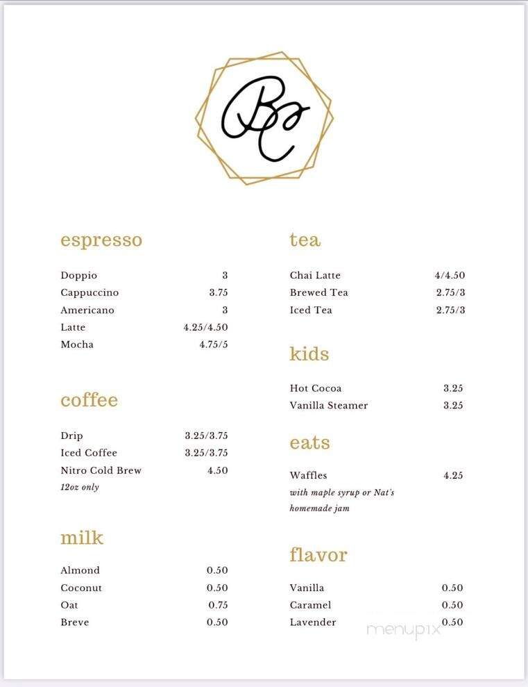 Brood Coffee - Lincoln, CA menu_pic