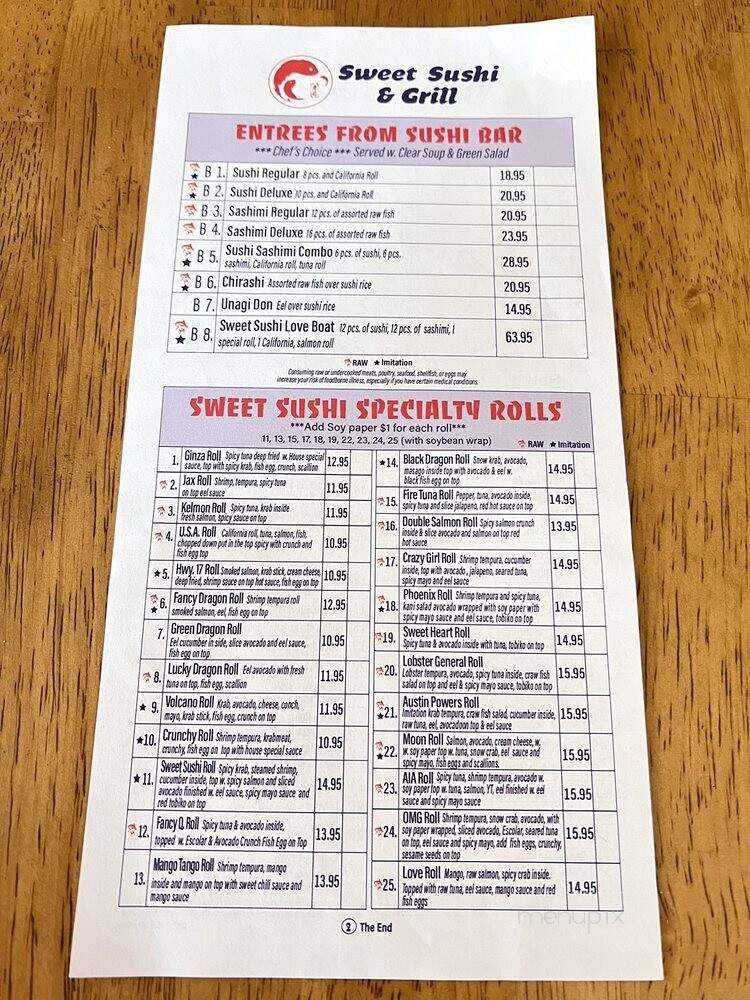 Sweet Sushi & Grill - Jacksonville, FL
