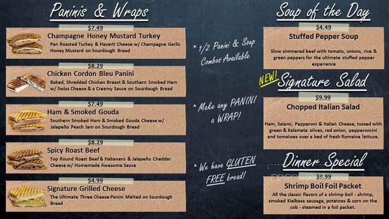 Goodies On Board - Gainesville, TX menu_pic