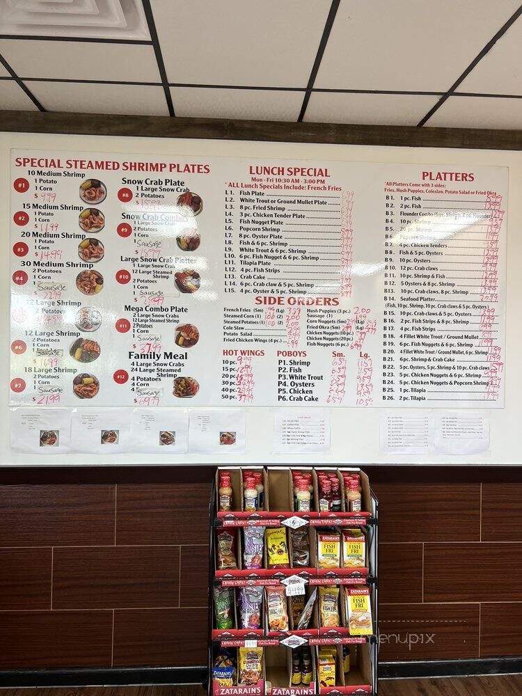 Menu of Seafood House in Enterprise, AL 36330