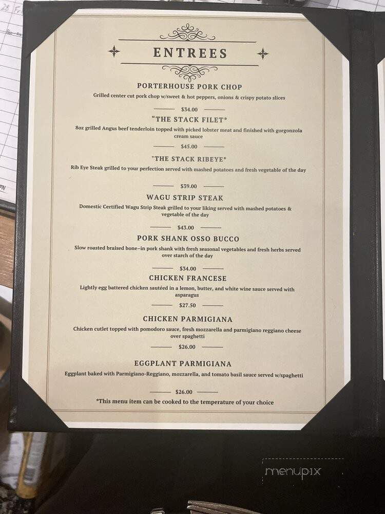 The Stack - Marlboro, VT menu_pic