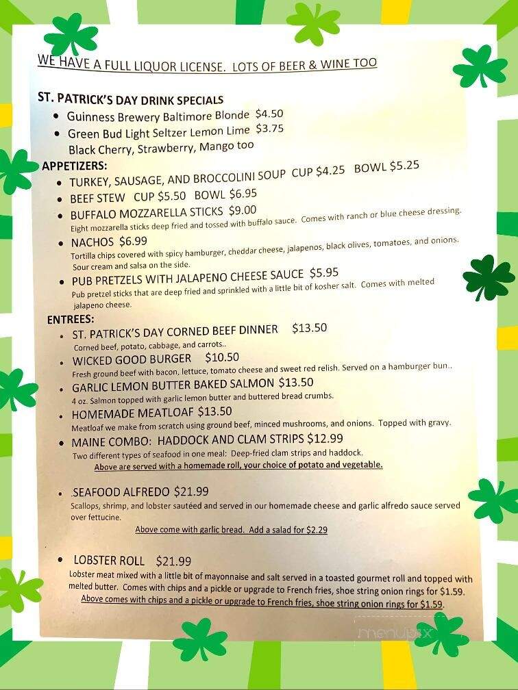 Farmington D - Farmington, ME menu_pic