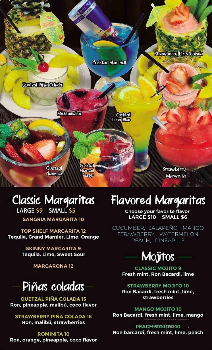 Quetzal Authentic Mexican Cuisine - Hot Springs, AR menu_pic