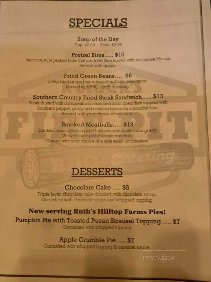 K-Blocks Fire Pit BBQ - Washington, MI menu_pic